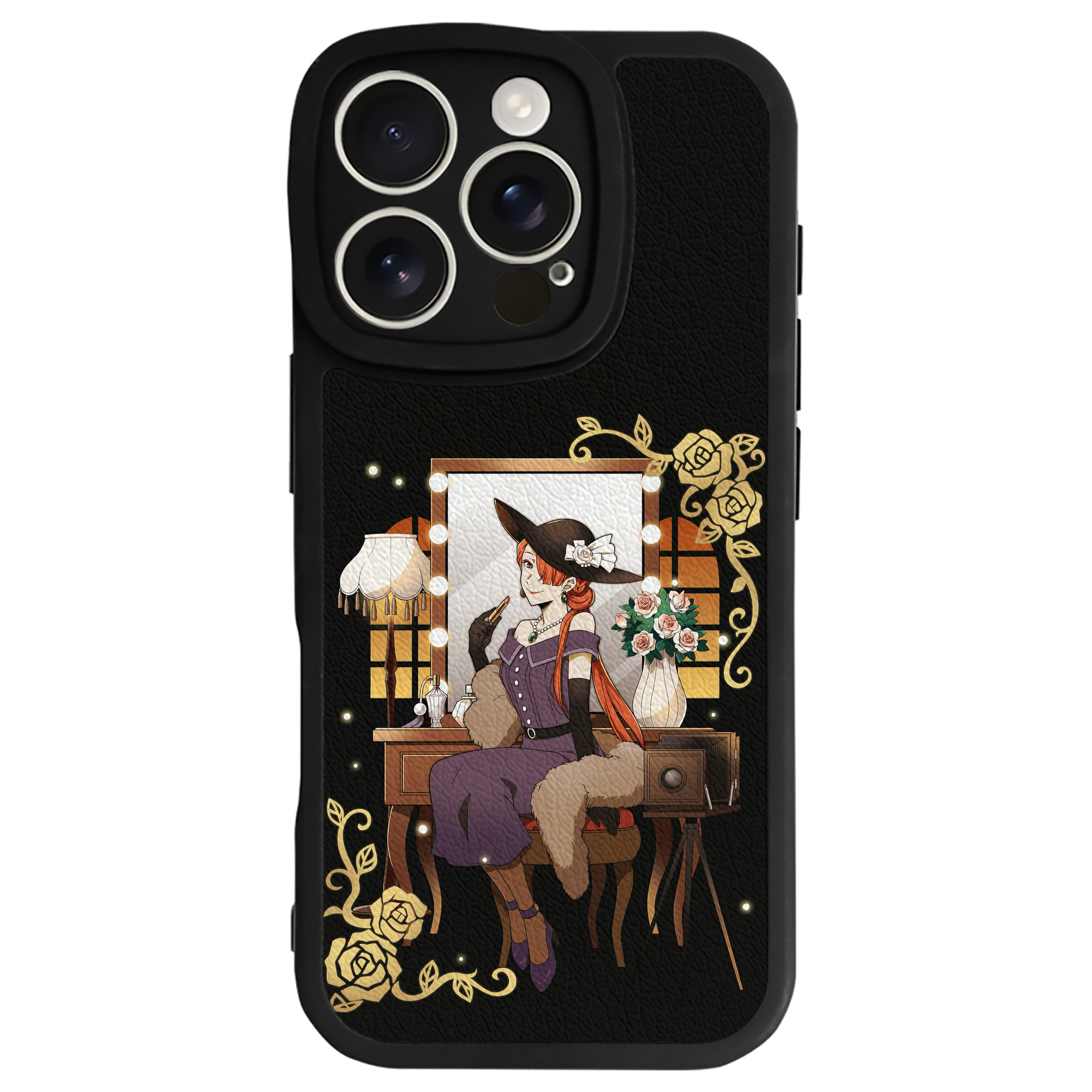 （画像用） 文豪ストレイドッグス Bungo Stray Dogs 【iPhone 16シリーズ対応】シリコンスマホケース（レザー調） 材質：シリコン